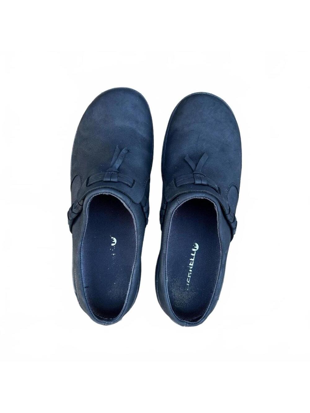Merrell Black Leather Women’s Encore Tassel Clogs Style #J94624 | Size 8 EU 38.5 - Picture 3 of 9
